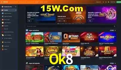 Biblioteca de slots populares na Ok8
